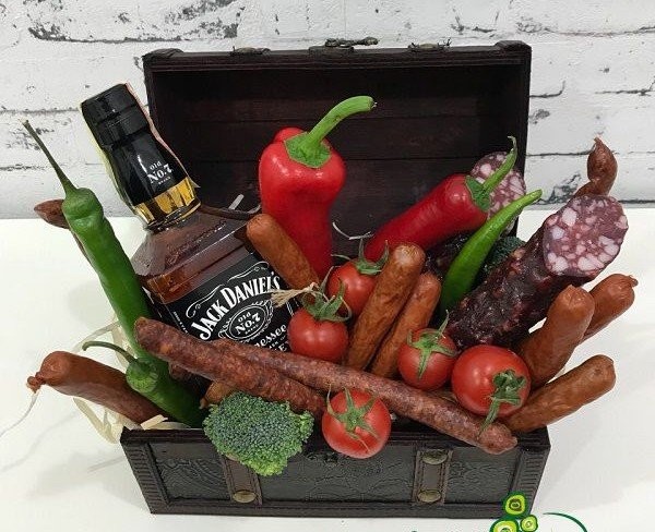 Джек Дэниелс колбасный ящик